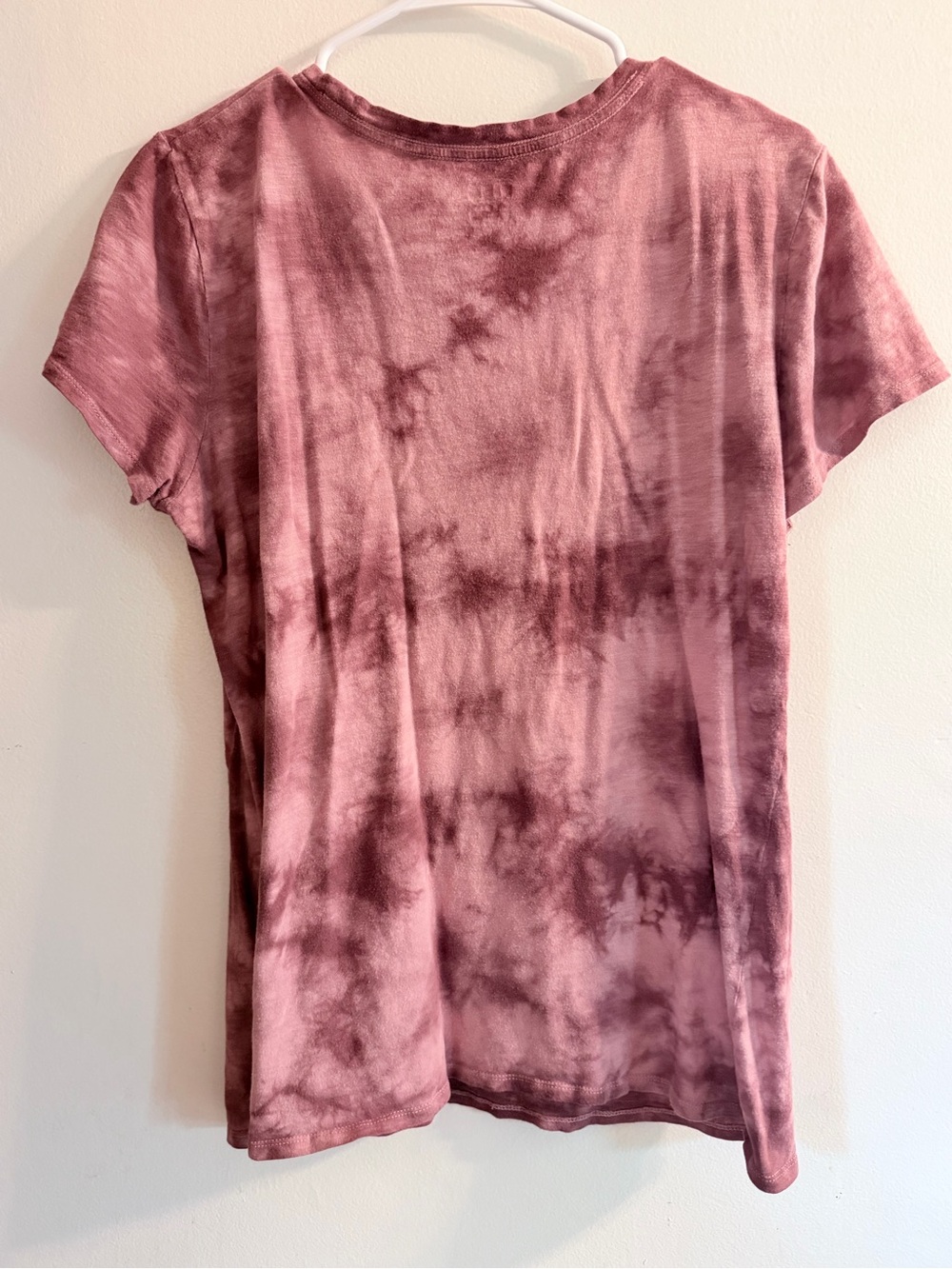 PINK Victoria's Secret Mauve Tie-Dye Short Sleeve Tee - Picture 2 of 2